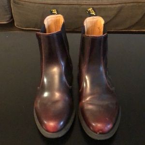 Dr. Marten Flora Boot. Dark Red. EU size 37
